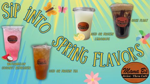spring break drink menu